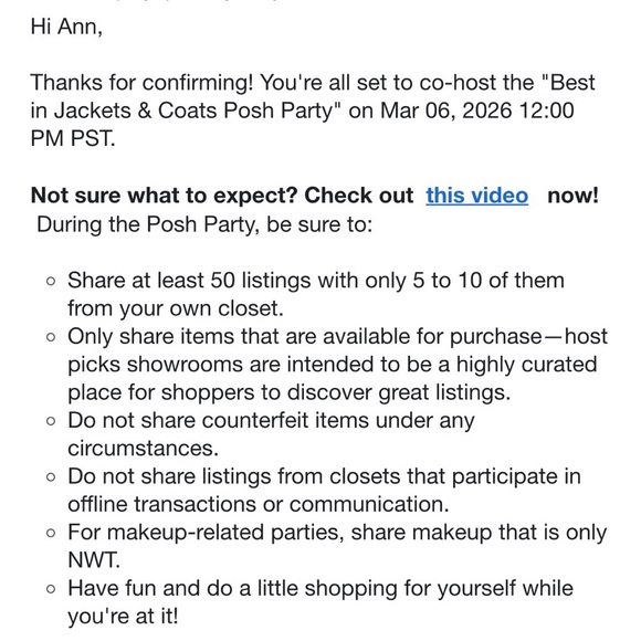 Other - Best in Jackets & Coats Posh Party